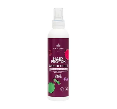 Kallos Hair Pro-Tox, Superfruits Hair Bomb, Conditioner (Odżywka do włosów bez spłukiwania)