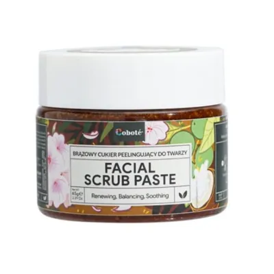 Cobote Facial Scrub Paste (Peeling do twarzy z cukrem brązowym)