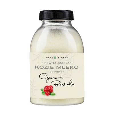 Soap & Friends Kozie Mleko do kąpieli "Czerwona borówka"