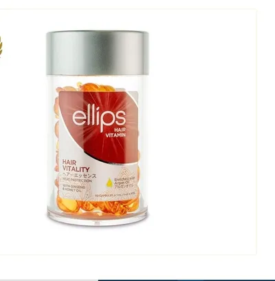 Ellips Hair Vitality, Heat Protection, Hair Vitamin (Witaminowe serum na włosy z olejem arganowym)