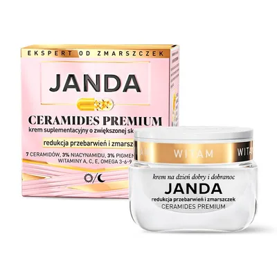 Janda Ceramides Premium, Krem suplementacyjny na dzień dobry i dobranoc