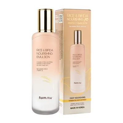 FarmStay Rice & Bifida, Nourishing Emulsion (Odżywcza emulsja do twarzy)