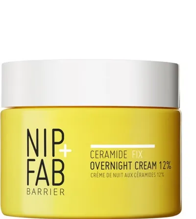 Nip+Fab Barrier, Ceramide Fix, Overnight Cream 12% (Krem do twarzy na noc z ceramidami)