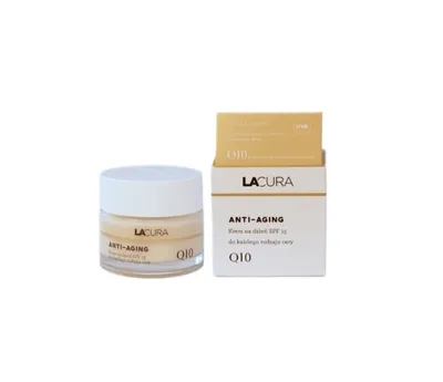 LaCura Anti-Aging Q10, Krem na dzień do każdego rodzaju cery SPF15