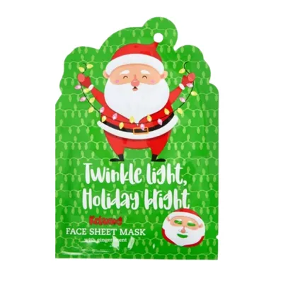 Maxbrands Twinkle Light, Holiday Bright, Face Sheet Mask (Maska do twarzy w płachcie)