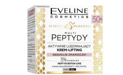 Eveline Cosmetics Eliksir Młodości, Multi Peptydy, Aktywnie ujędrniający krem-lifting 50+