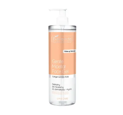 Bielenda Professional Lipid Care, Gentle Micellar Face Gel (Delikatny żel micelarny do demakijażu twarzy, oczu i ust)