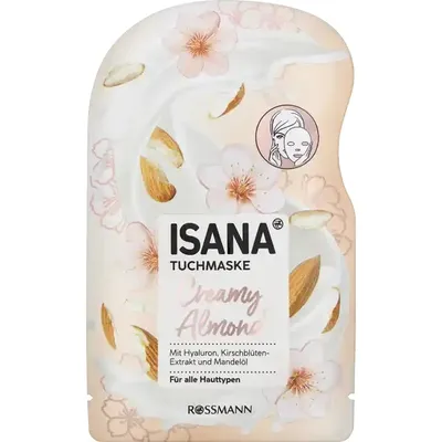 Isana Creamy Almond, Mask Sheet (Maska do twarzy w płachcie)