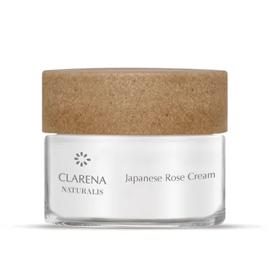 Clarena Naturalis, Japanese Rose Cream (100% wegański naturalny krem do twarzy z różą japońska)