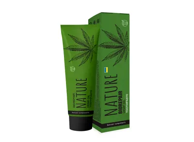 Bioton Cosmetics Biorepair Nature Hemp Oil Toothpaste (Pasta do zębów z olejem konopnym)