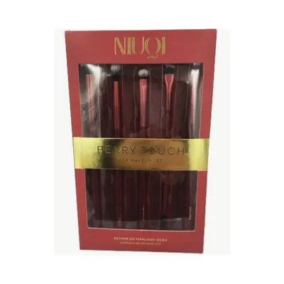 Niuqi Berry Touch, Eye Makeup Brush Set (Zestaw pędzli do makijażu oczu)