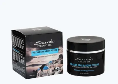 Santo Volcano Spa Volcano Face & Body Peeling (Ujędrniający peeling do twarzy i ciała)