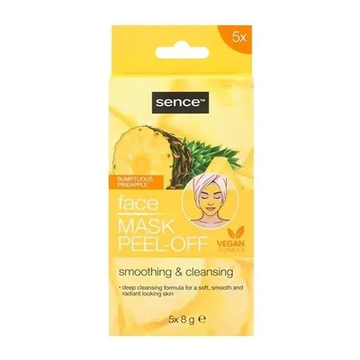 Sence Beauty Pineapple, Smoothing & Cleansing Face Pell-of Mask (Ananas, Oczyszczająco-złuszczająca maseczka do twarzy)