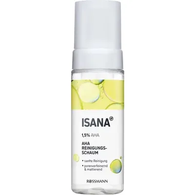 Isana Love Your Skin,  AHA Face Foam (Pianka do mycia twarzy z kwasami AHA)