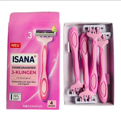 Isana 3-ostzowe maszynki do golenia