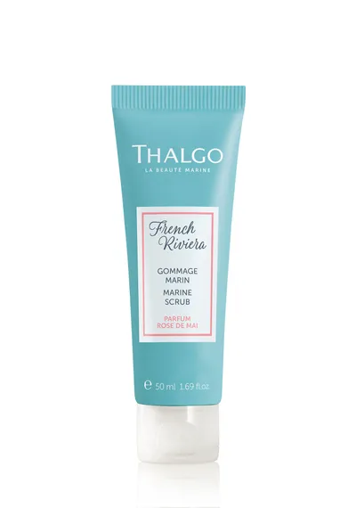 Thalgo French Riviera, Parfum Rose de Mai, Marine Face Scrub (Morski peeling do twarzy o zapachu róży majowej)