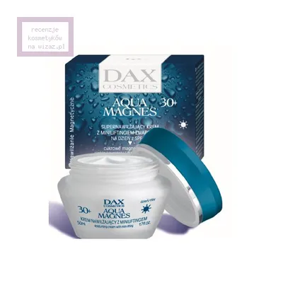 Dax Cosmetics Aqua Magnes 30+, Supernawilżający krem z miniliftingiem zmarszczek na dzień SPF 15