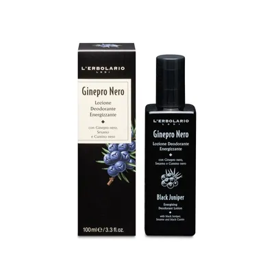 L'Erbolario Ginepro Nero, Energizing Deodorant (Energetyzujący dezodorant z atomizerem)