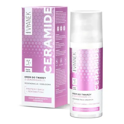 Vianek Hero, Ceramide, Krem do twarzy z ceramidami