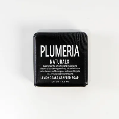 Plumeria Naturals Lemongrass Crafted Soap (Trawa Cytrynowa, Kostka pielęgnacyjna)