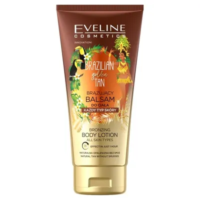 Eveline Cosmetics Brazilian Golden Tan, Bronzing Body Lotion (Brązujący balsam do ciała)