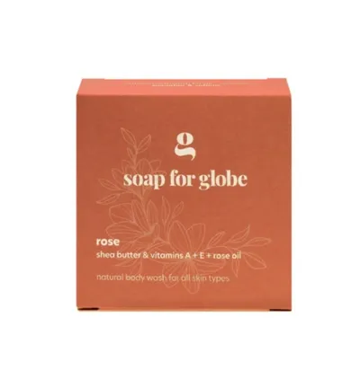 Soap for globe Róża, Naturalne mydło w kostce