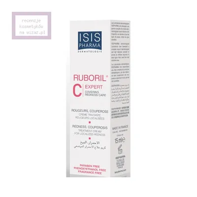 IsisPharma Ruboril Expert C (Krem pielęgnacyjno - korygujący z zielonym pigmentem do skóry naczynkowej)