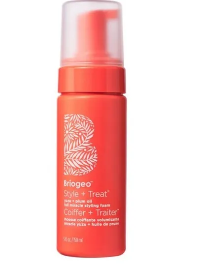 Briogeo Style + Treat Yuzu + Plum Oil, Hair Miracle Styling Foam (Pianka do stylizacji włosów)