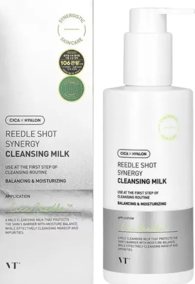 VT Cosmetics Reedle Shoot Synergy, Cleansing Milk (Oczyszczające mleczko do twarzy)