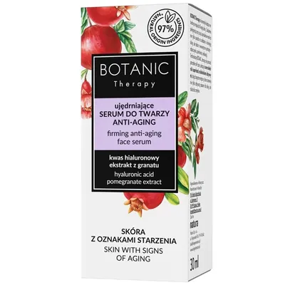 Botanic Skin Food Therapy, Ujędrniające serum do twarzy anti-aging