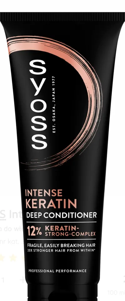 Syoss Intense Keratin, Deep Condicioner (Intensywna odżywka do włosów)
