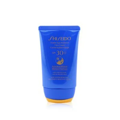 Shiseido Expert Sun, Synchronized Protector Face Cream SPF30 (Wodoodporny krem do opalania twarzy SPF30)