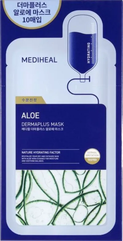 Mediheal Aloe, Dermaplus Mask (Nawilżająca maska w płachcie do twarzy)