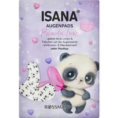 Isana Panda Love, Eye Pads (Płatki pod oczy)