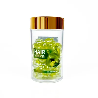 LeNika Lime Oil & Tea Tree Oil, Hair Vitamin (Kapsułki przeciw wypadaniu i do wzrostu włosów z olejkiem z limonki i olejkiem z drzewa herbacianego)