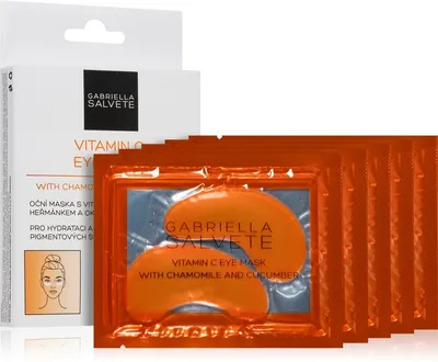 Gabriella Salvete Vitamin C Eye Mask (Płatki pod oczy z rumiankiem i ogórkiem)