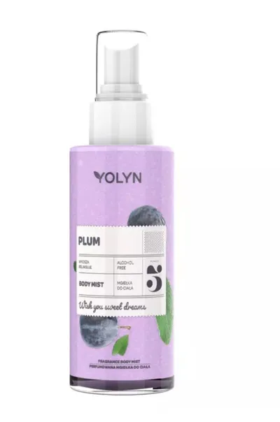 Yolyn Plum, Body Mist (Śliwka, Rozświetlająca mgiełka do ciała)