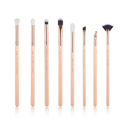 Jessup T457, Peach Puff/Rose Gold Brush Set (Zestaw 8 pędzli do makijażu)