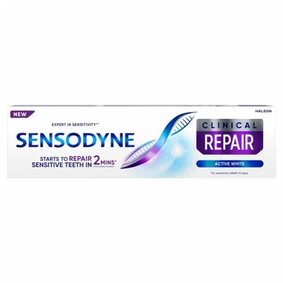 Sensodyne Clinical Repair, Active White Toothpaste (Pasta do zębów z fluorkiem)