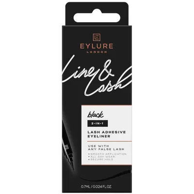 Eylure Line, & Lash, Black Eyeliner Lash Adhesive (Czarny klej w pisaku do sztucznych rzęs)