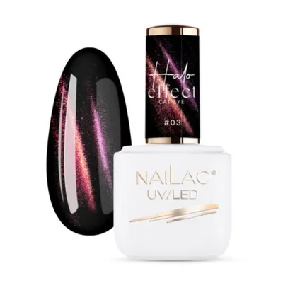 NaiLac Holo Effect Cat Eye, UV/LED (Hybrydowy lakier do paznokci)