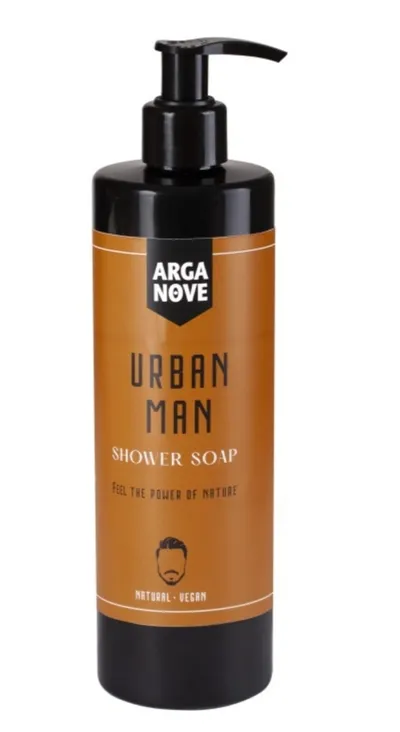 Arganove Urban Men, Mydło oliwne pod prysznic dla mężczyzn