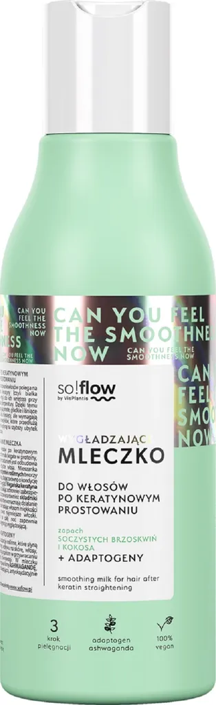 so!flow Wygładzające mleczko do włosów po keratynowym prostowaniu