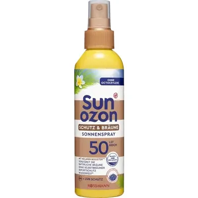 SunOzon Schutz & Bräune, Sun Spray SPF50 (Spray brązujący do ciała SPF50)