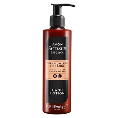 Avon Senses, Essencs, Geranium Leaf & Orange, Hand Lotion (Liść geranium i pomarańcza. Lotion do rąk)