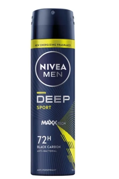 Nivea Men, Deep Sport, 72H Anti-Perspirant Spray (Antyperspirant w sprayu)