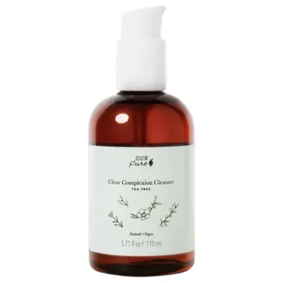 100% Pure Clear Complexion Cleanser Tea Tree (Żel do mycia twarzy z drzewkiem herbacianym)