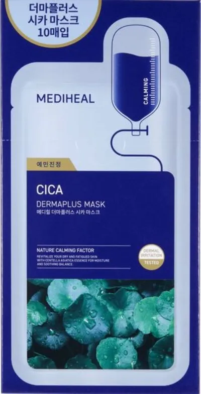 Mediheal Cica, Dermaplus Mask (Łagodząca maska w płachcie do twarzy)