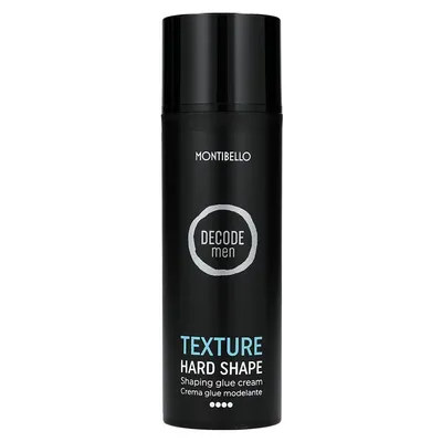 Montibello Decode, Man, Texture Hard Shape, Shaping Glue Cream (Modelujący krem do wlosów)