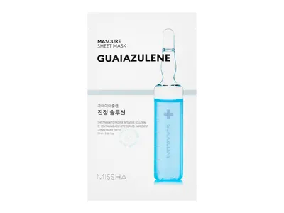 Missha Guaiazulene, Miscure Sheet Mask (Maska w płacie)